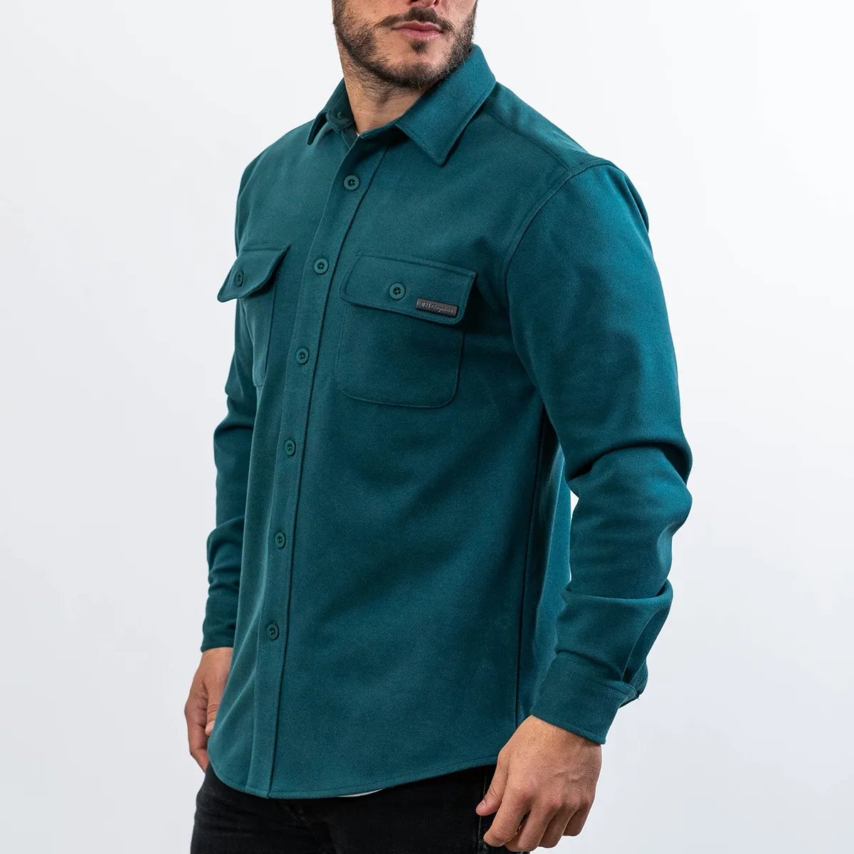 021 ESSENTIAL OVERSHIRT - EMERALD