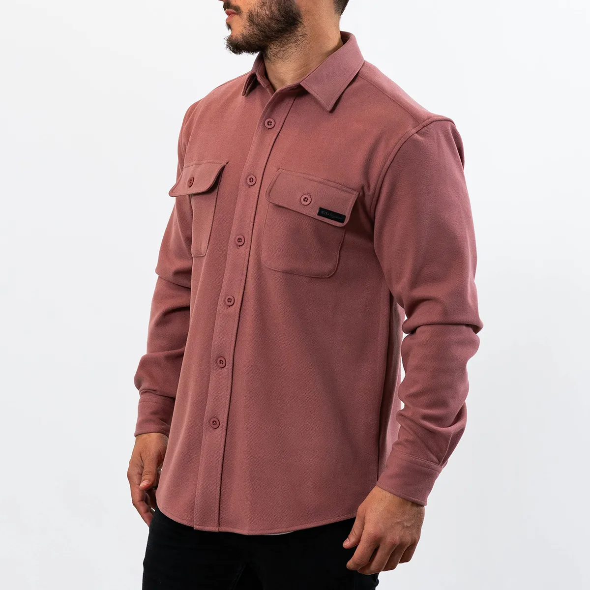 021 ESSENTIAL OVERSHIRT - MAUVE