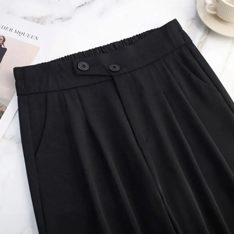 1 1 FREE | Pantalonia™ wide-leg, high-waisted trousers