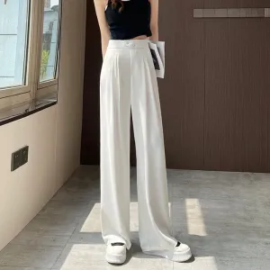 1 1 FREE | Pantalonia™ wide-leg, high-waisted trousers