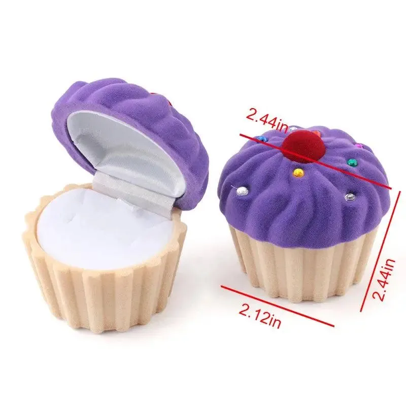 1 Piece Lovely Velvet Jewelry Box Container Wedding Ring Box for Earrings Necklace Bracelet Display Gift Box Holder 16 styles