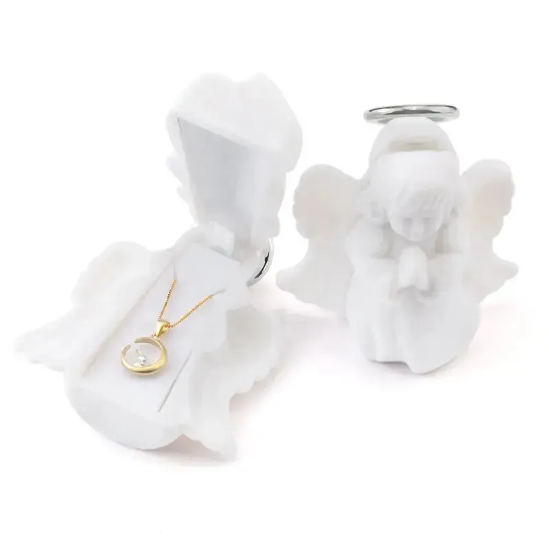 1 Piece Lovely Velvet Jewelry Box Container Wedding Ring Box for Earrings Necklace Bracelet Display Gift Box Holder 16 styles