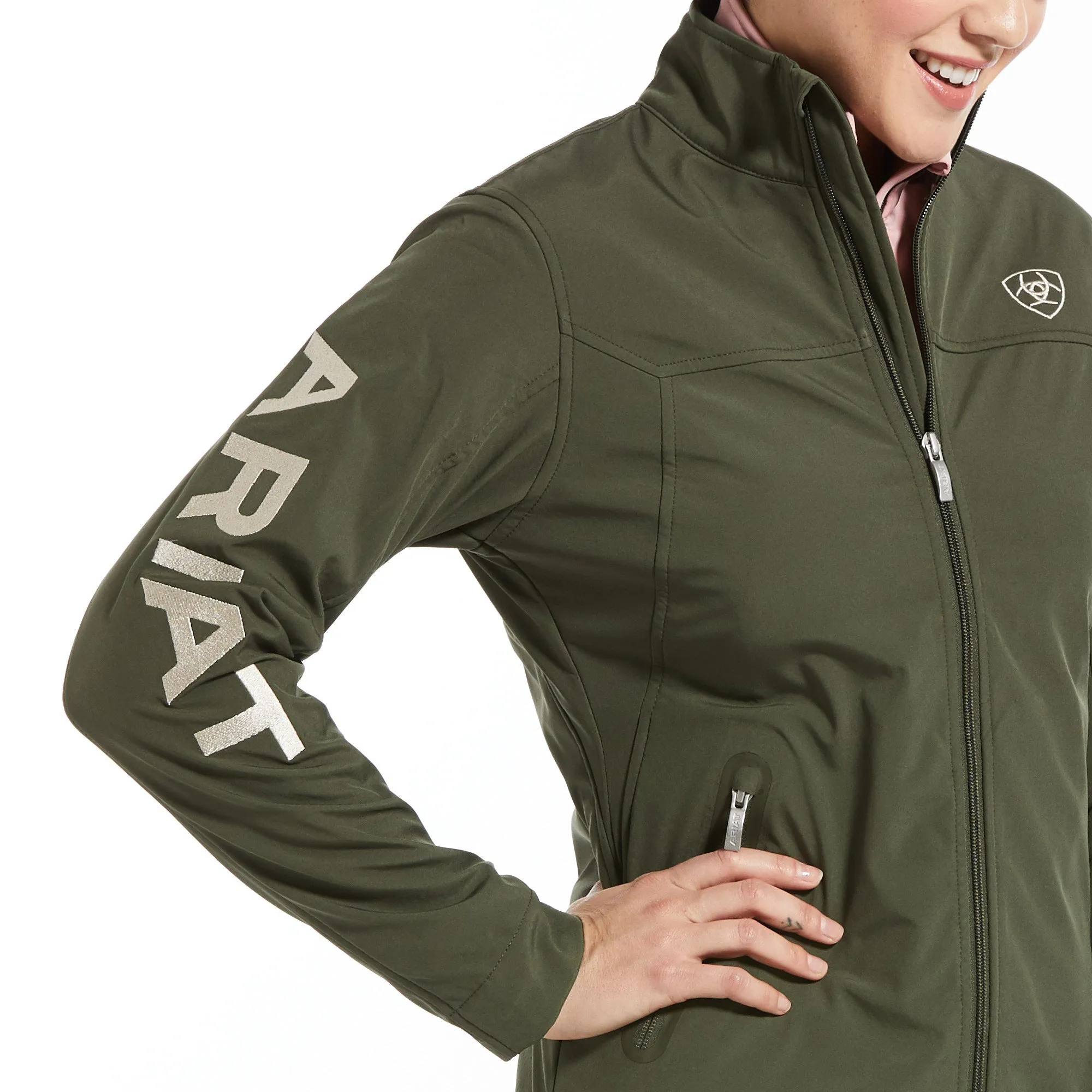 10032690 Ariat Women's New Team Softshell Jacket Prairie