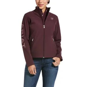 10032693 Ariat Women's New Team Softshell Jacket Wine tasting