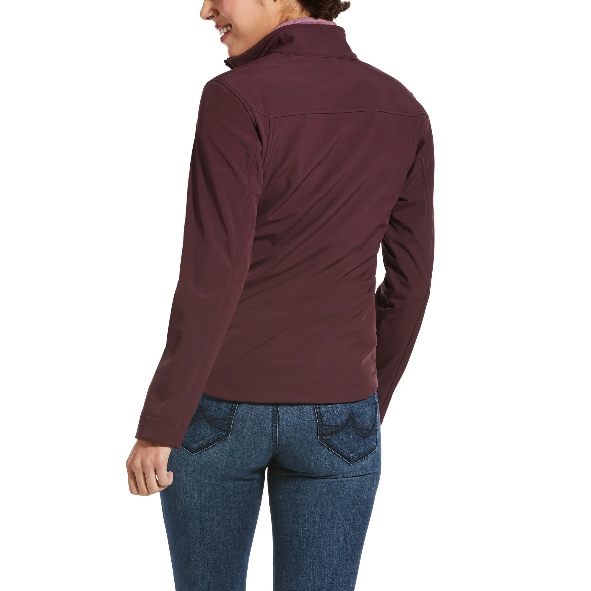 10032693 Ariat Women's New Team Softshell Jacket Wine tasting
