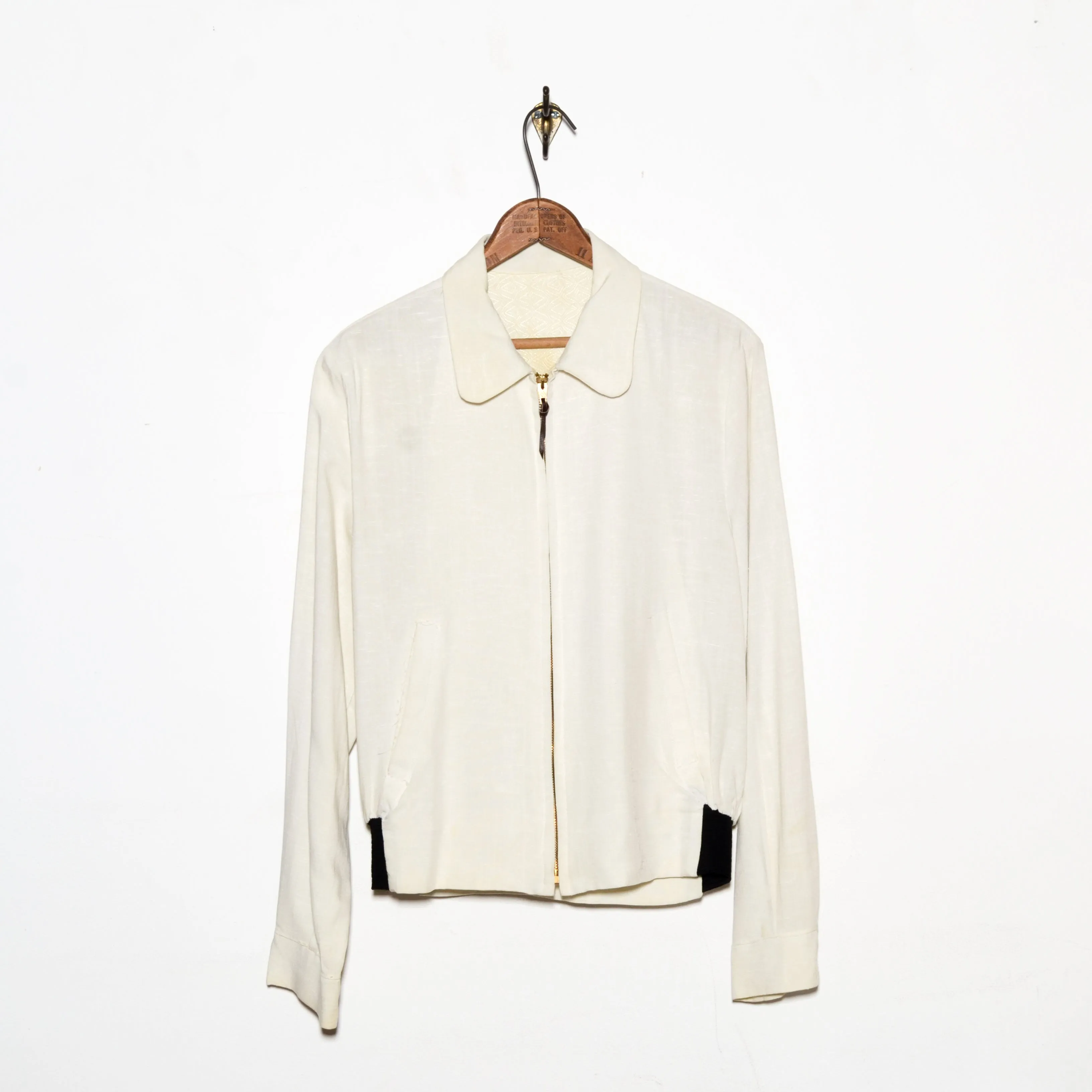 1950's Rayon Slub Rickey Jacket