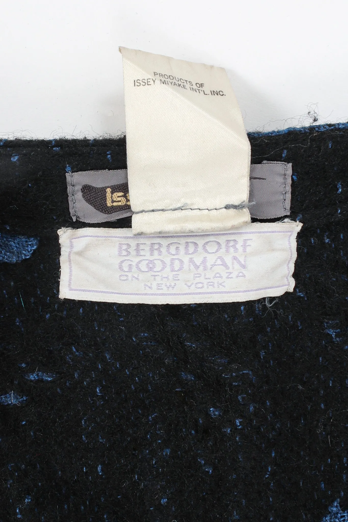 1980s Geo Stripe Textured Linen Duster