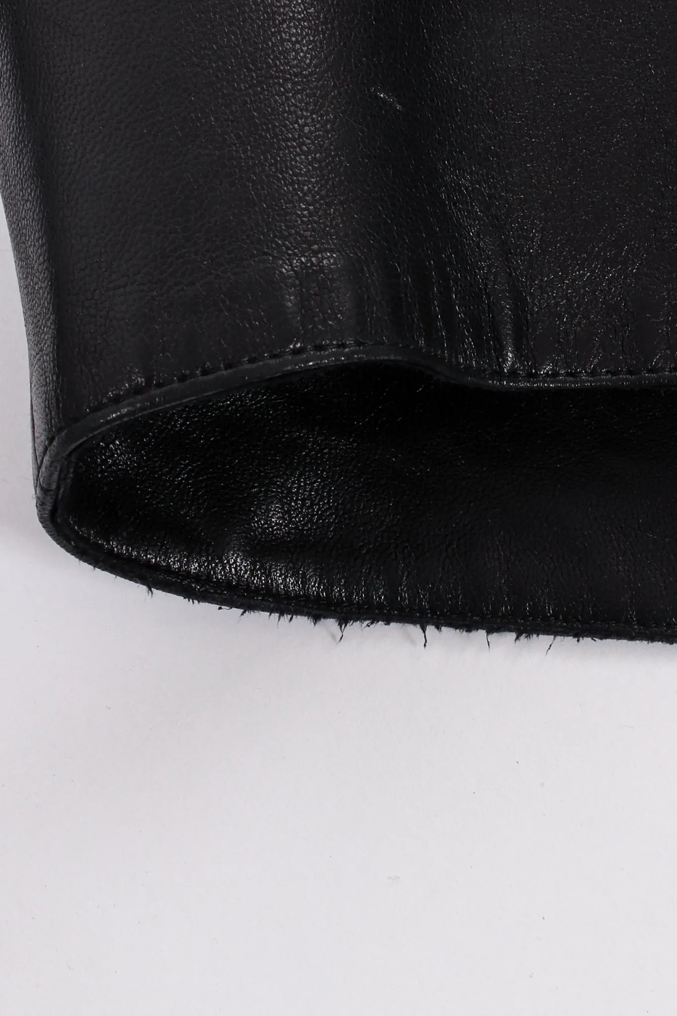1984 S/S Cropped Leather Jacket