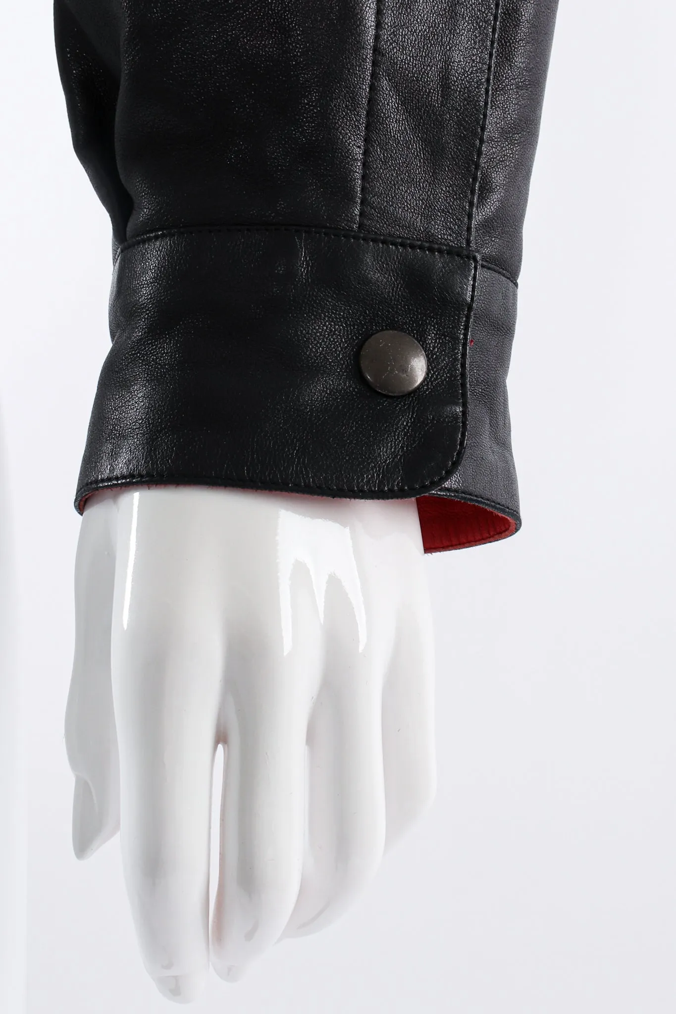 1984 S/S Cropped Leather Jacket