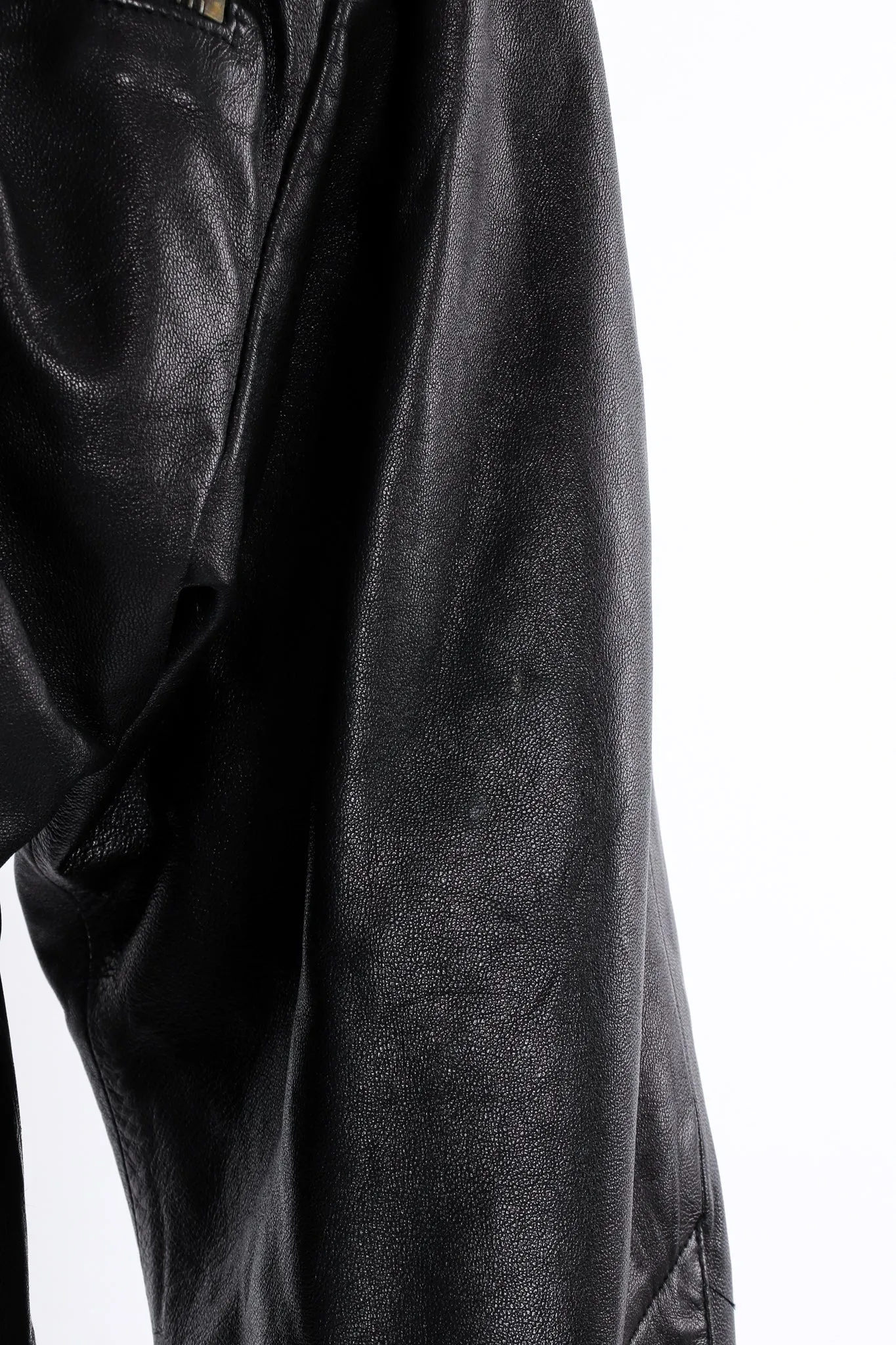 1984 S/S Cropped Leather Jacket
