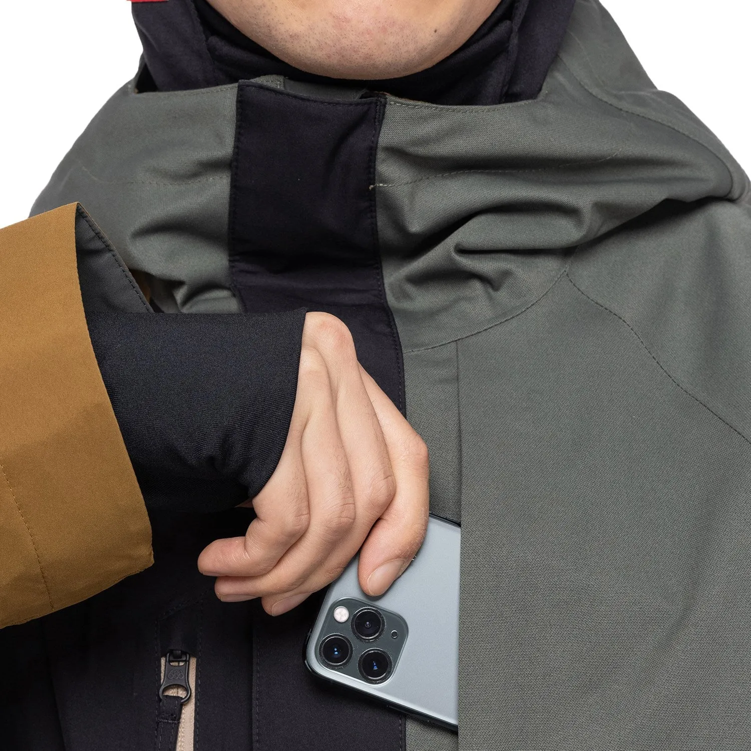 686 Gore-Tex Core Shell Jacket Mens Goblin Green