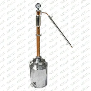 8 Gallon Moonshine Still with 2" Copper & Stainless Reflux Column