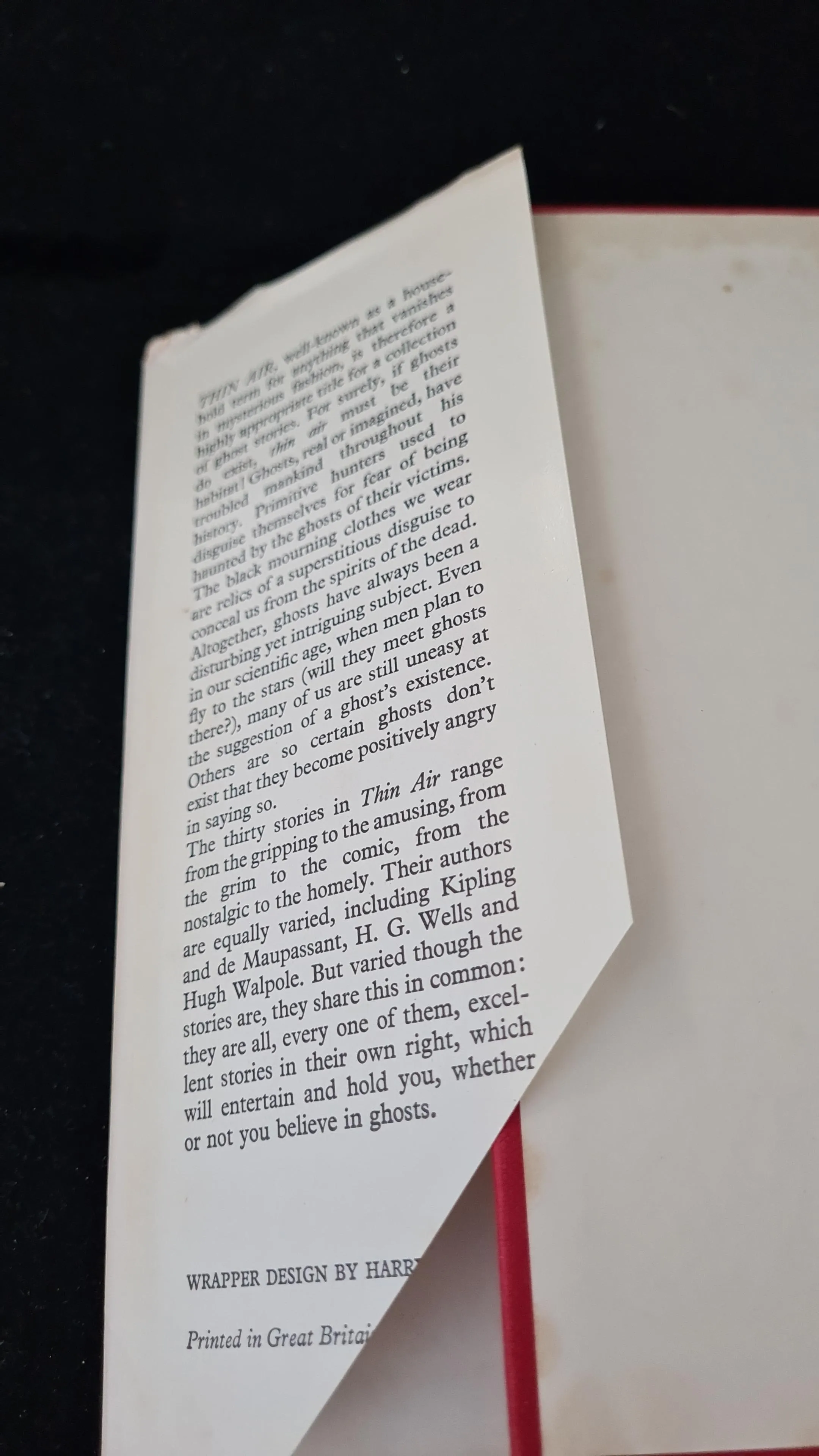 Alan C Jenkins - Thin Air, An Anthology of Ghost Stories, Blackie, 1967