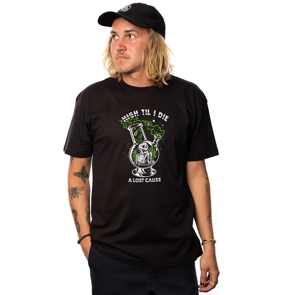 ALC HIGH TIL I DIE TEE - BLACK