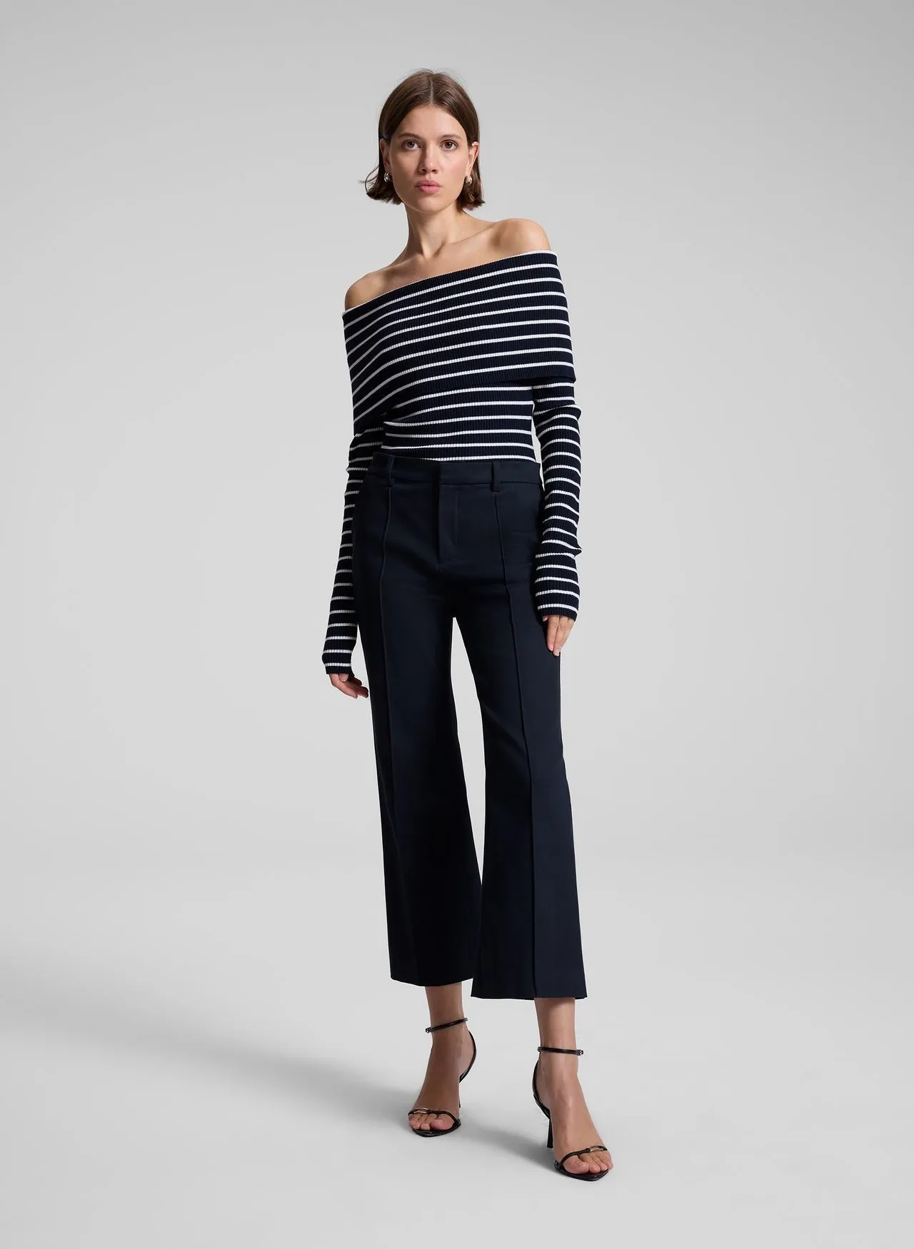 A.L.C. Jay Cropped Pant in Maritime Navy