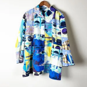 Ali Miles Corduroy Lagenlook Jacket 3X