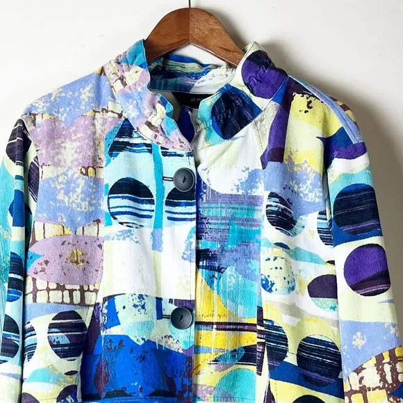 Ali Miles Corduroy Lagenlook Jacket 3X