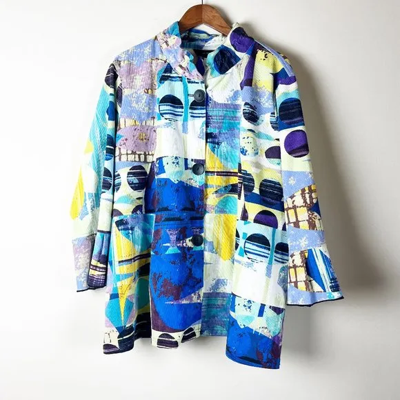 Ali Miles Corduroy Lagenlook Jacket 3X