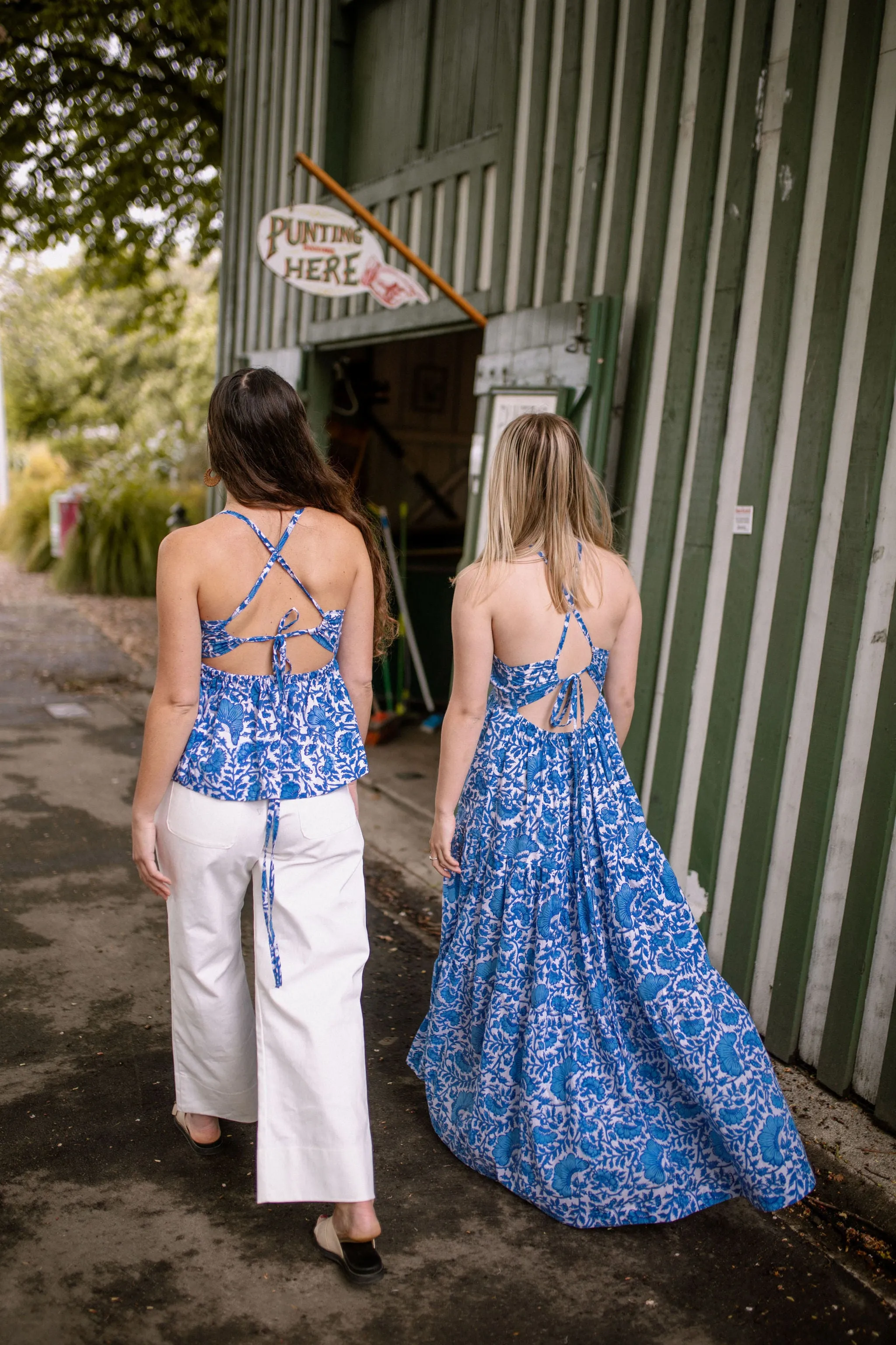 All Or Nothing Top - Hamptons Blue