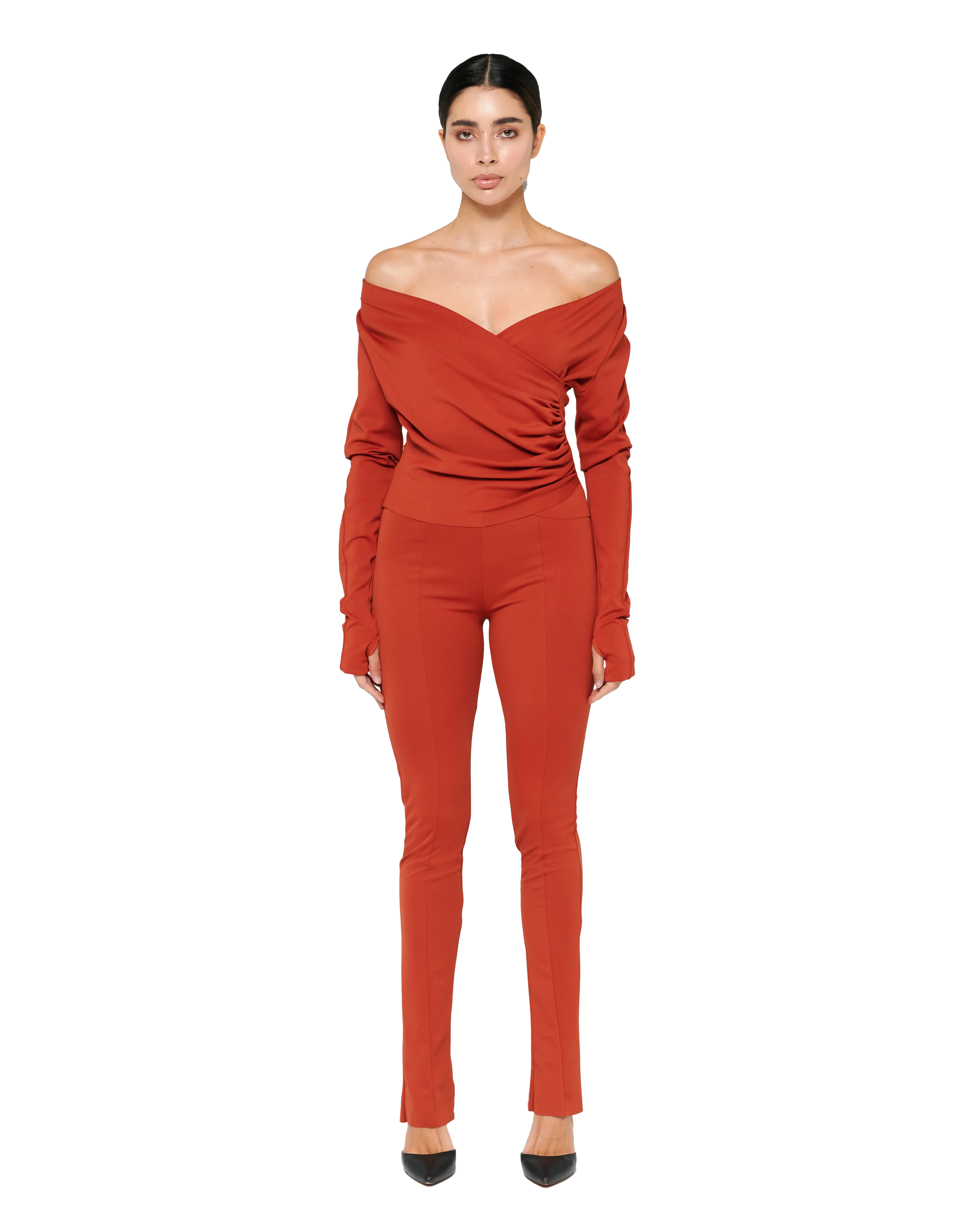 Altair Cross Top - Crimson Flame