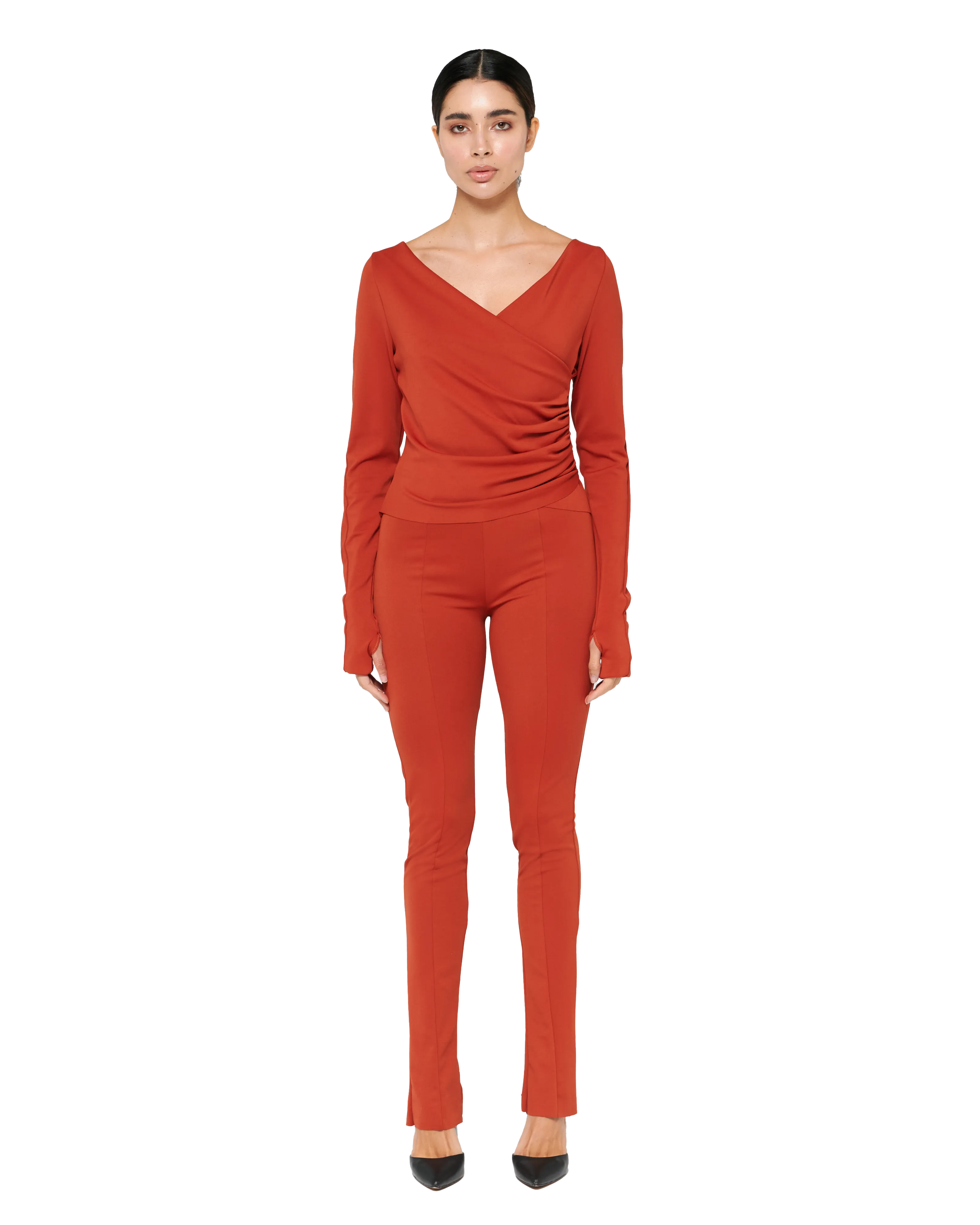 Altair Cross Top - Crimson Flame