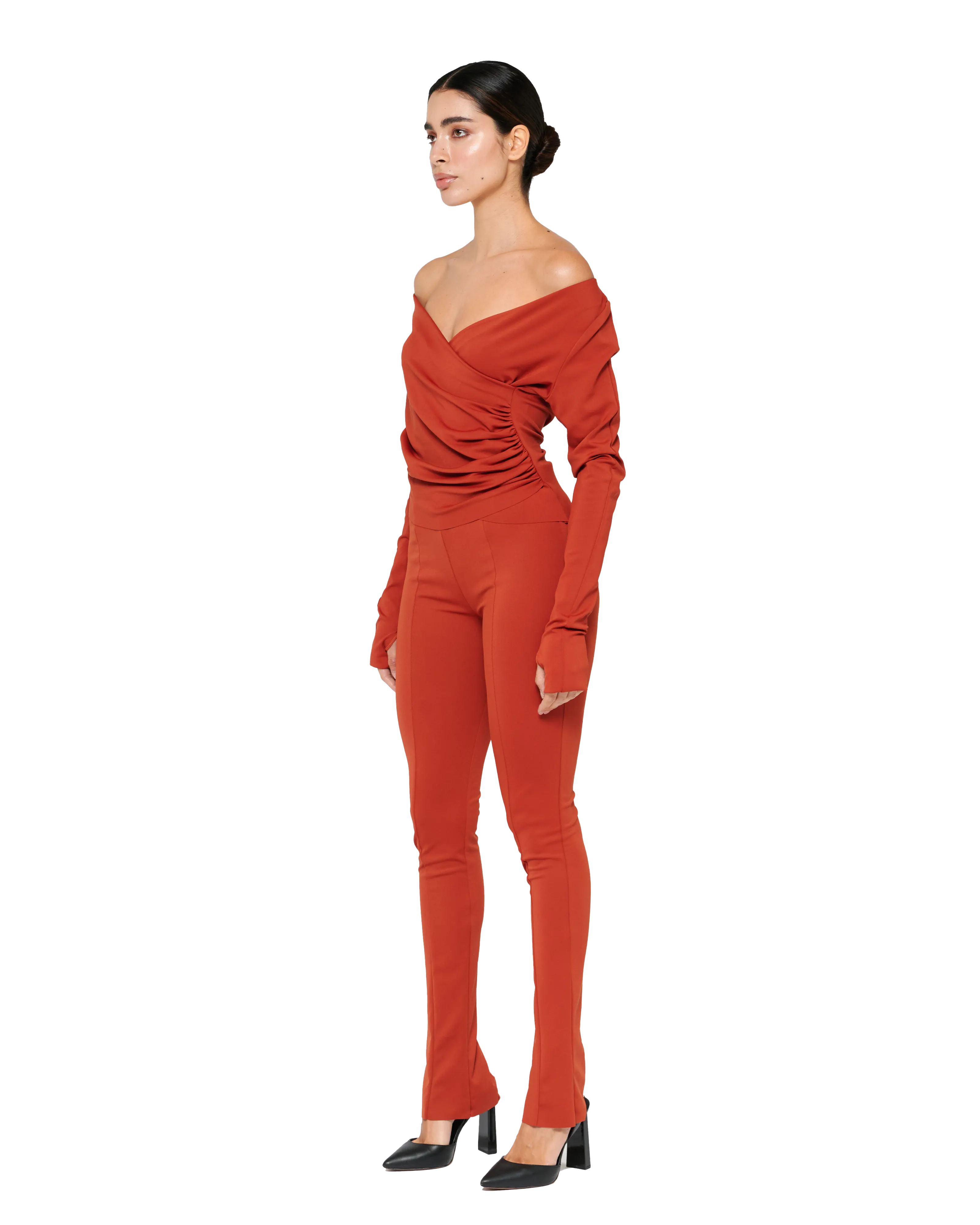 Altair Cross Top - Crimson Flame