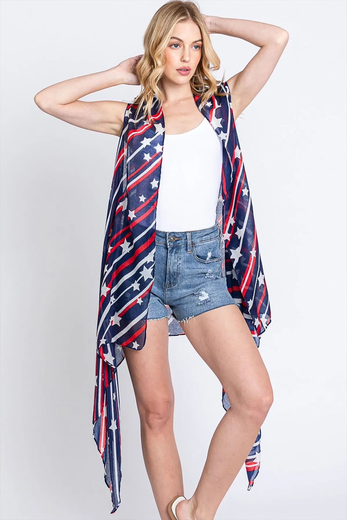 AMERICAN FLAG VEST