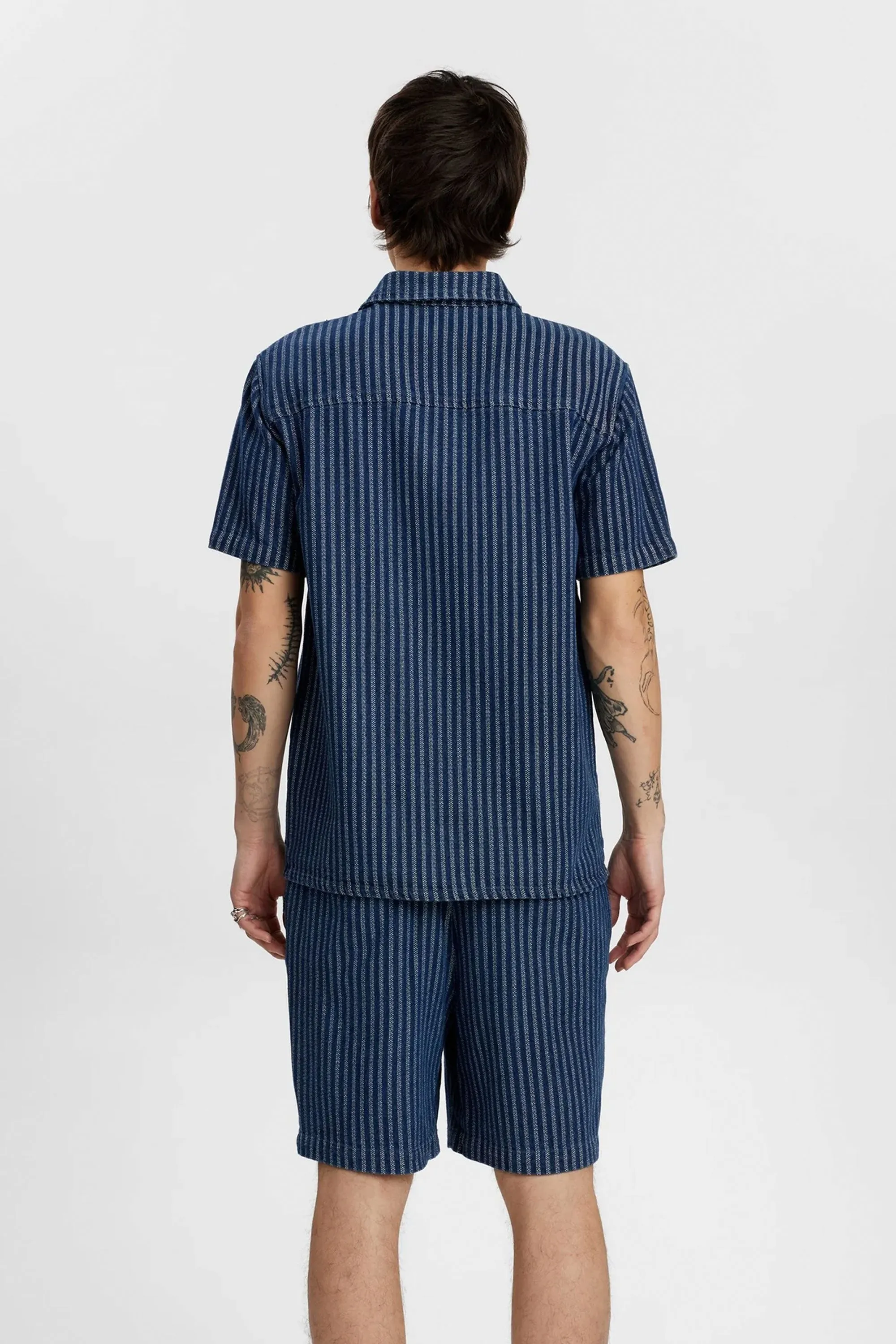 ANERKJENDT - AKTHEO INDIGO OVERSHIRT