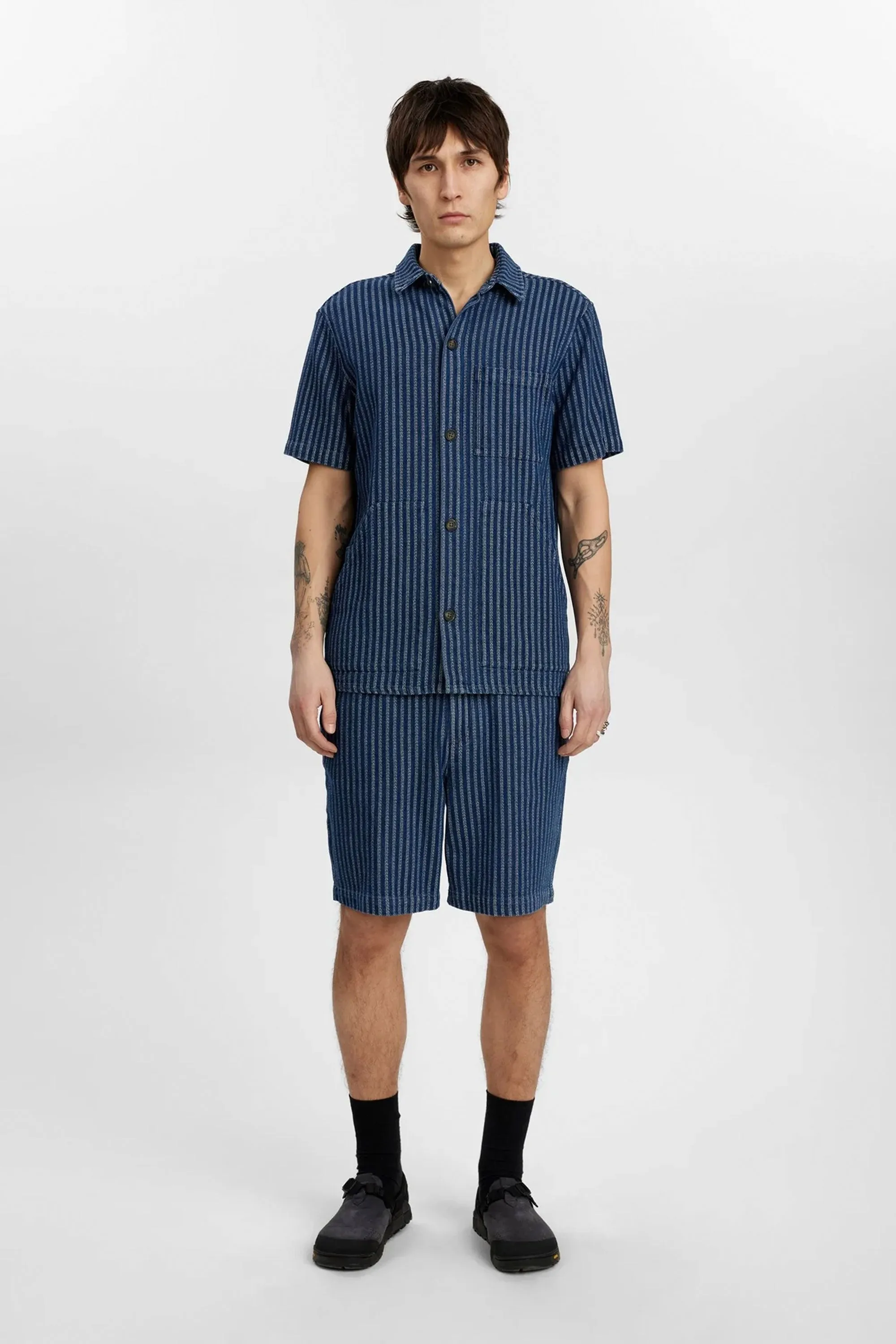 ANERKJENDT - AKTHEO INDIGO OVERSHIRT
