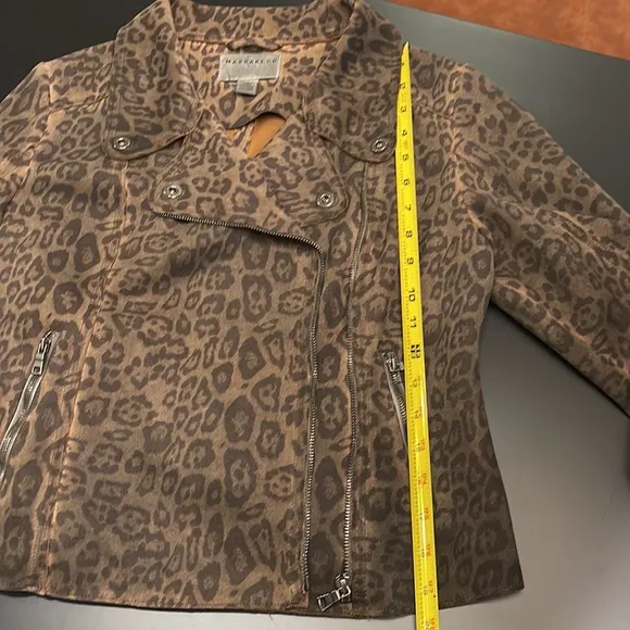 Anthropologie Marrakech Faux Suede Moto Jacket Size S