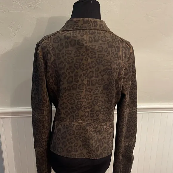 Anthropologie Marrakech Faux Suede Moto Jacket Size S