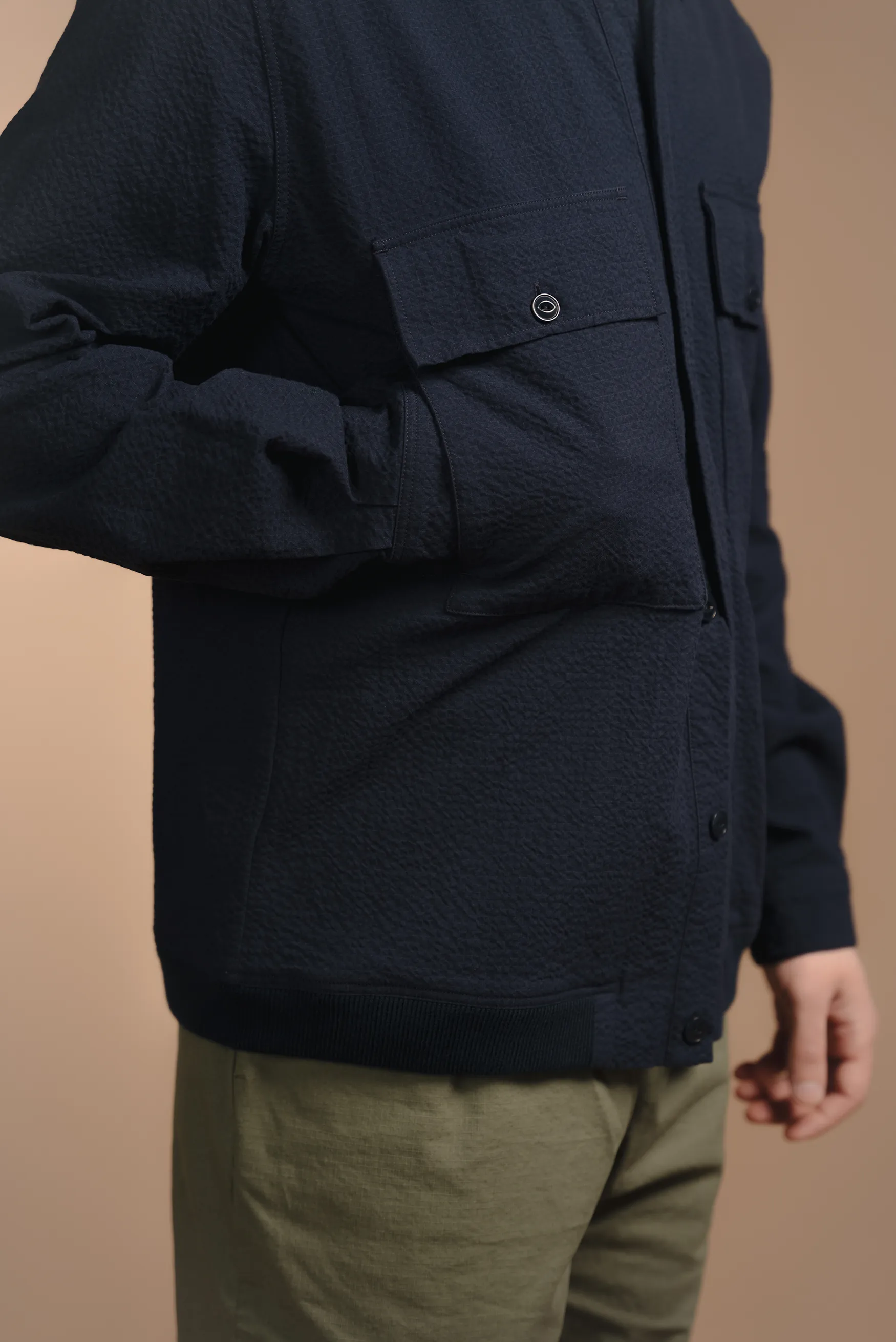 Archive Seersucker Photographer Overshirt