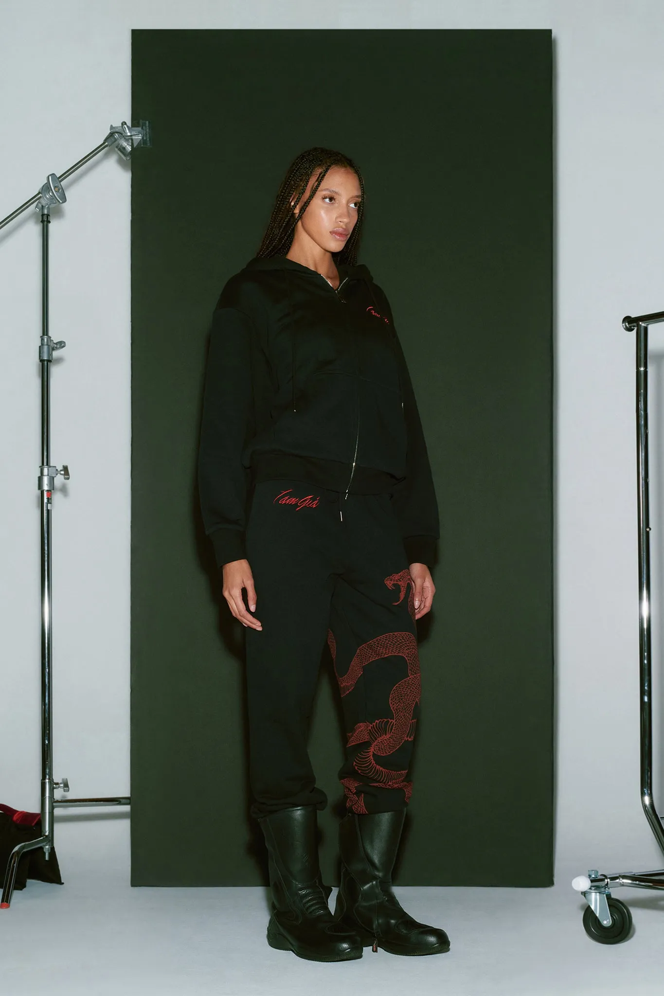 ASTREA JACKET - BLACK/RED