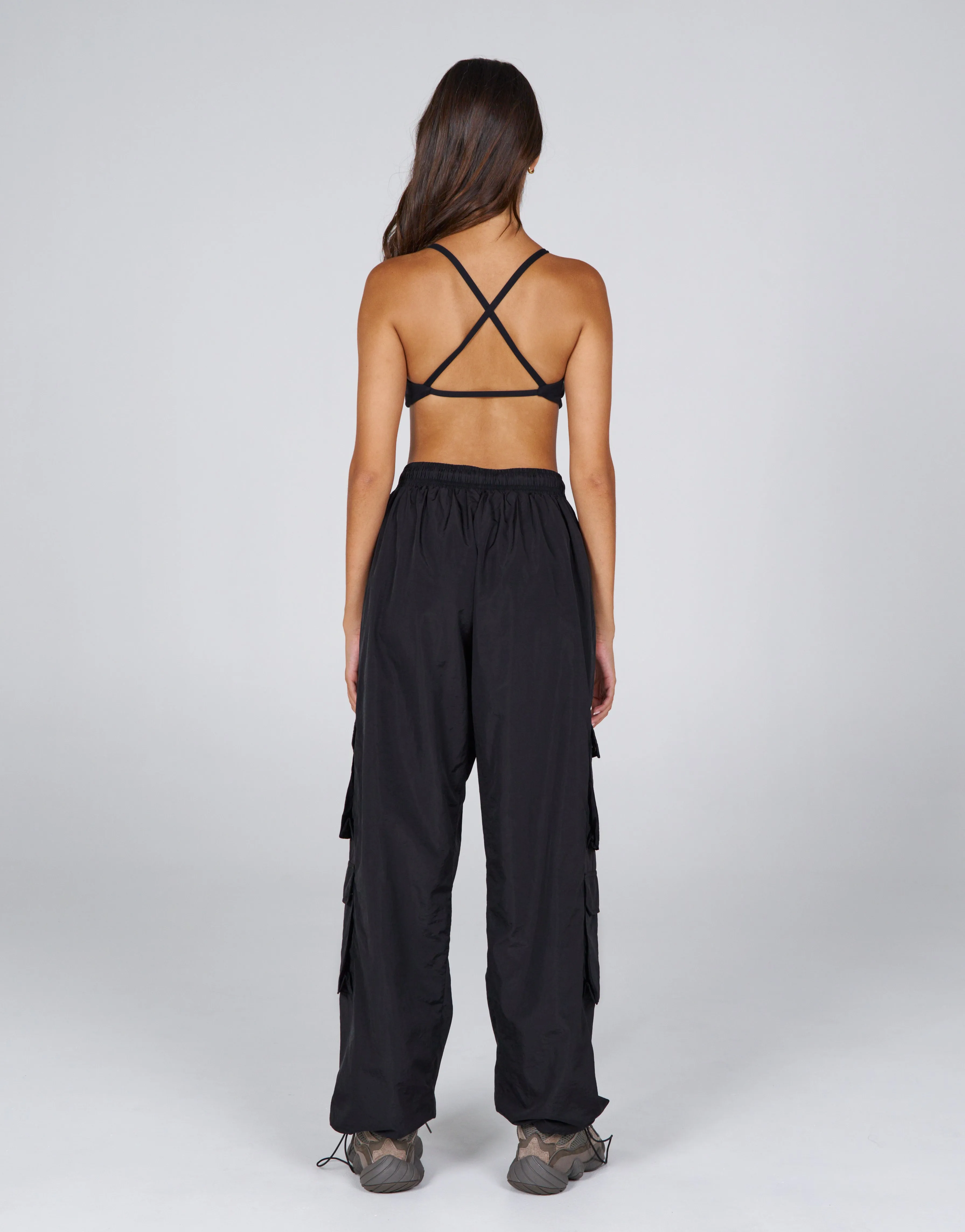 AW Crete Parachute Pants- Storm (Black)