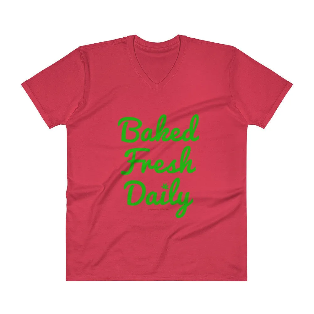 Baked Fresh Daily V-Neck T-Shirt