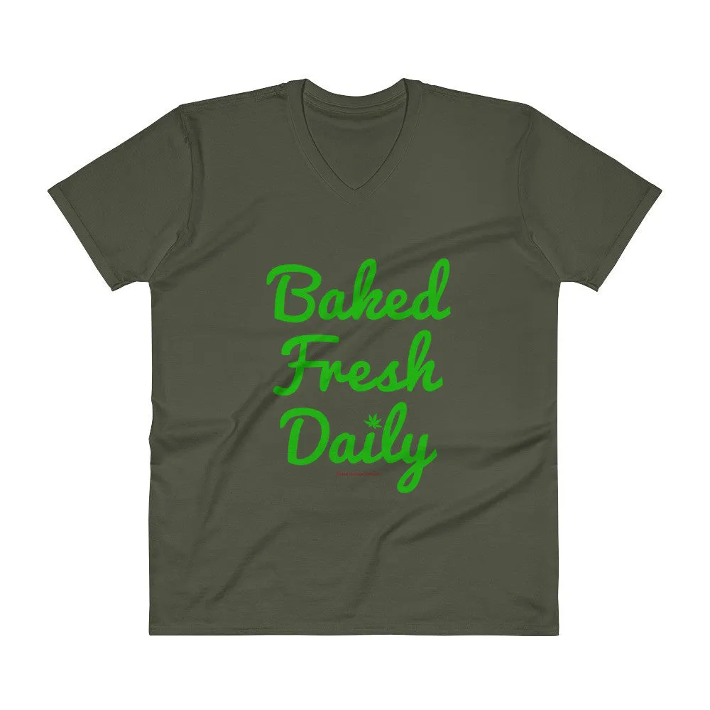 Baked Fresh Daily V-Neck T-Shirt