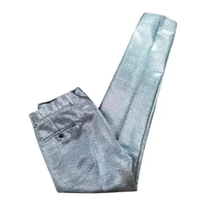 Barabas Metallic Silver High End Dress Pants