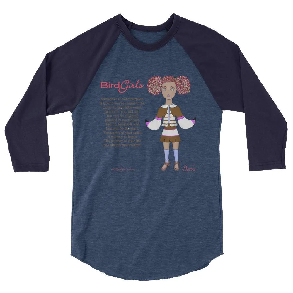 Barbet 3/4 sleeve raglan shirt