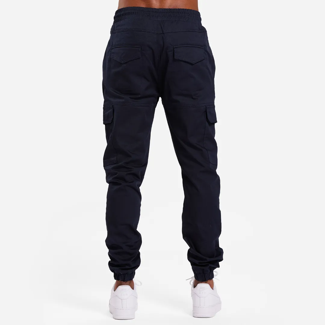 Bee Inspired Rivero Cargo Pants Navy Blue