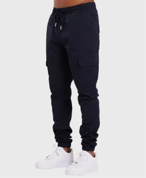 Bee Inspired Rivero Cargo Pants Navy Blue
