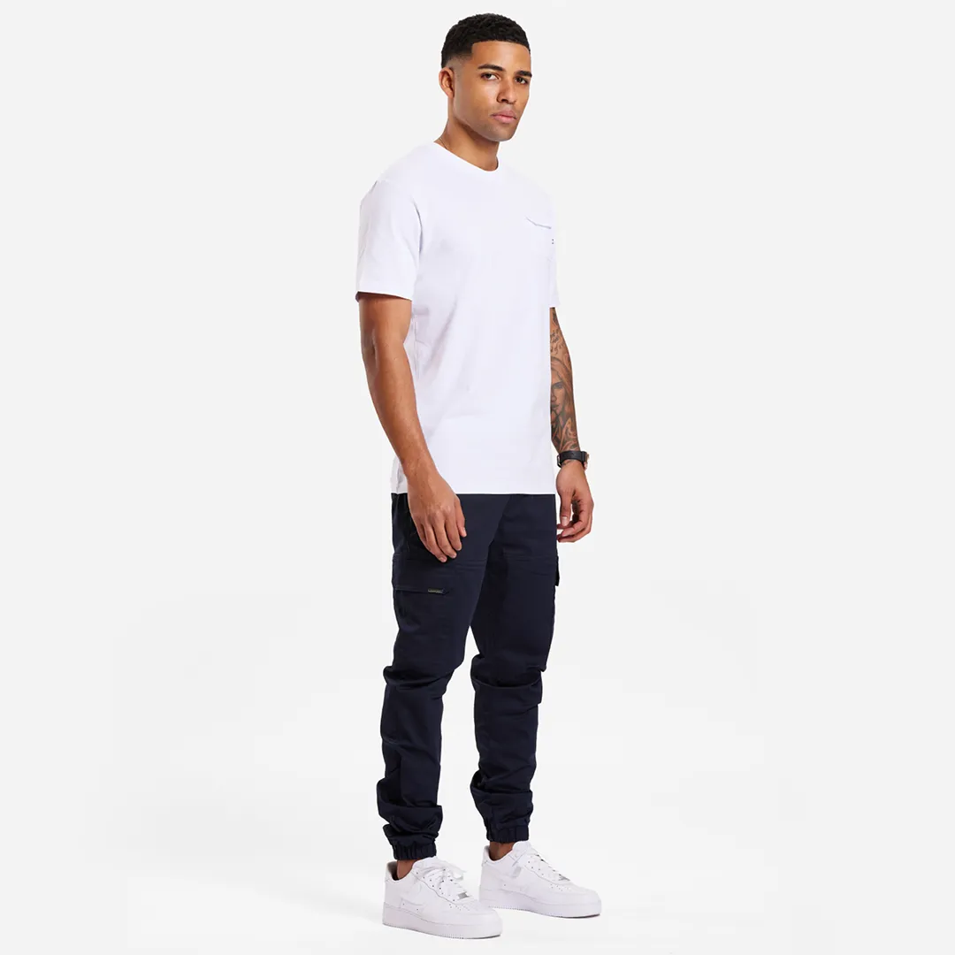 Bee Inspired Rivero Cargo Pants Navy Blue