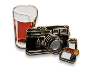 Beers and Cameras - Film Photography Pin