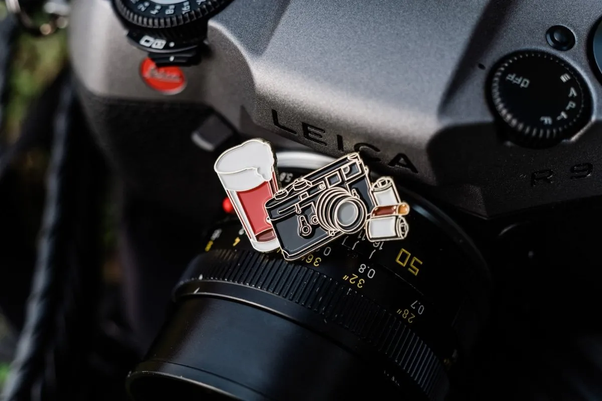 Beers and Cameras - Film Photography Pin
