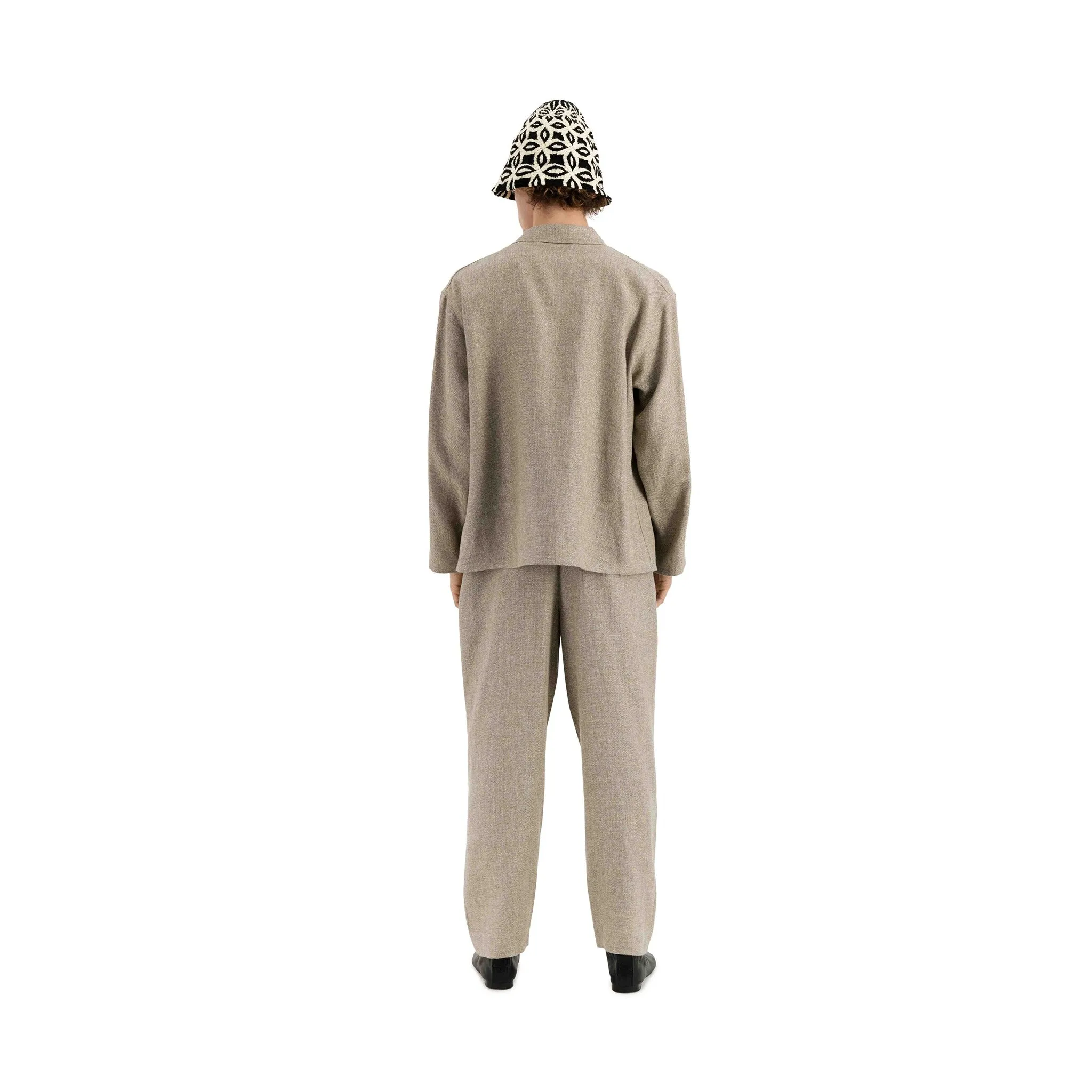 Bill Unlined Workwear Jacket Beige Grey