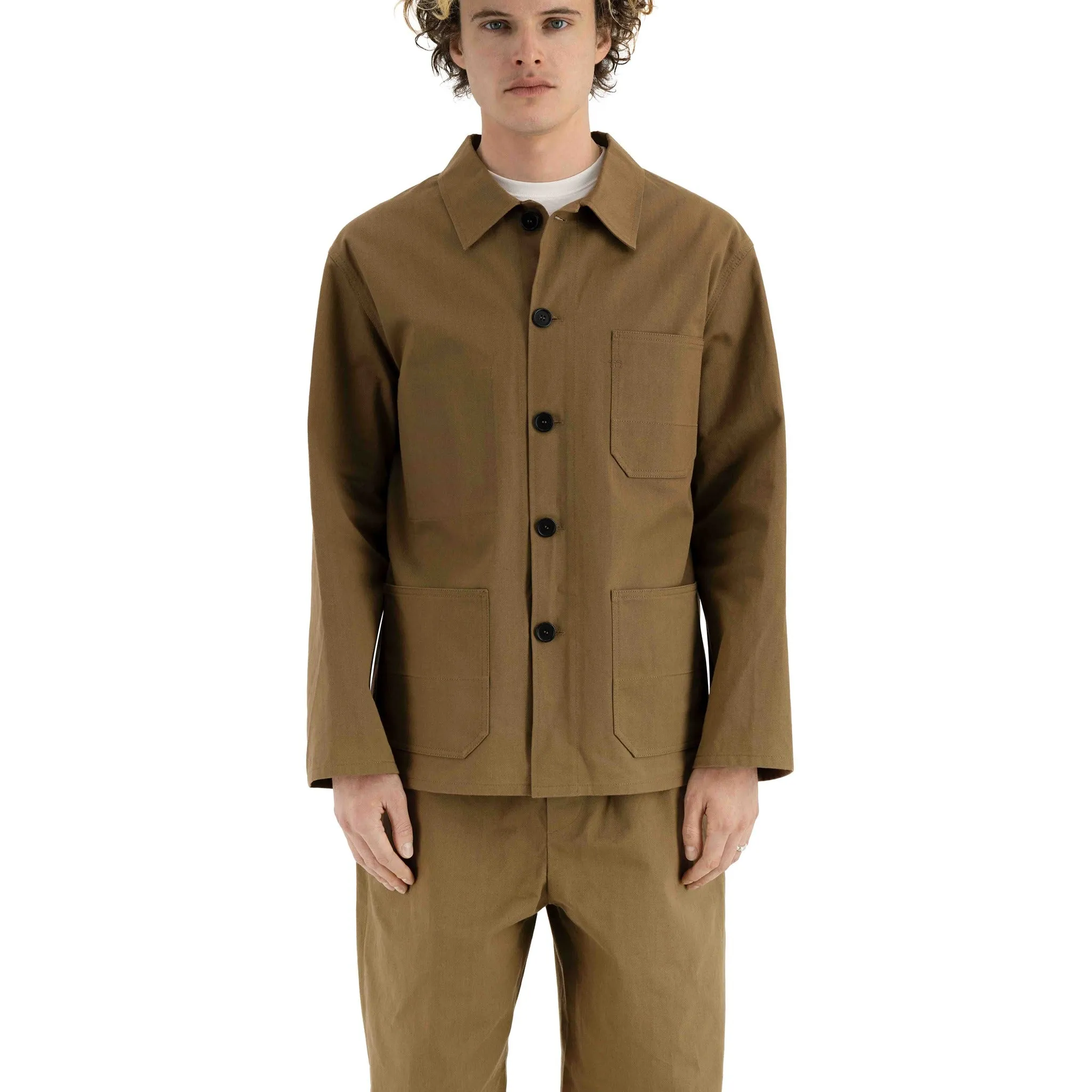 Bill Unlined Workwear Jacket Beige