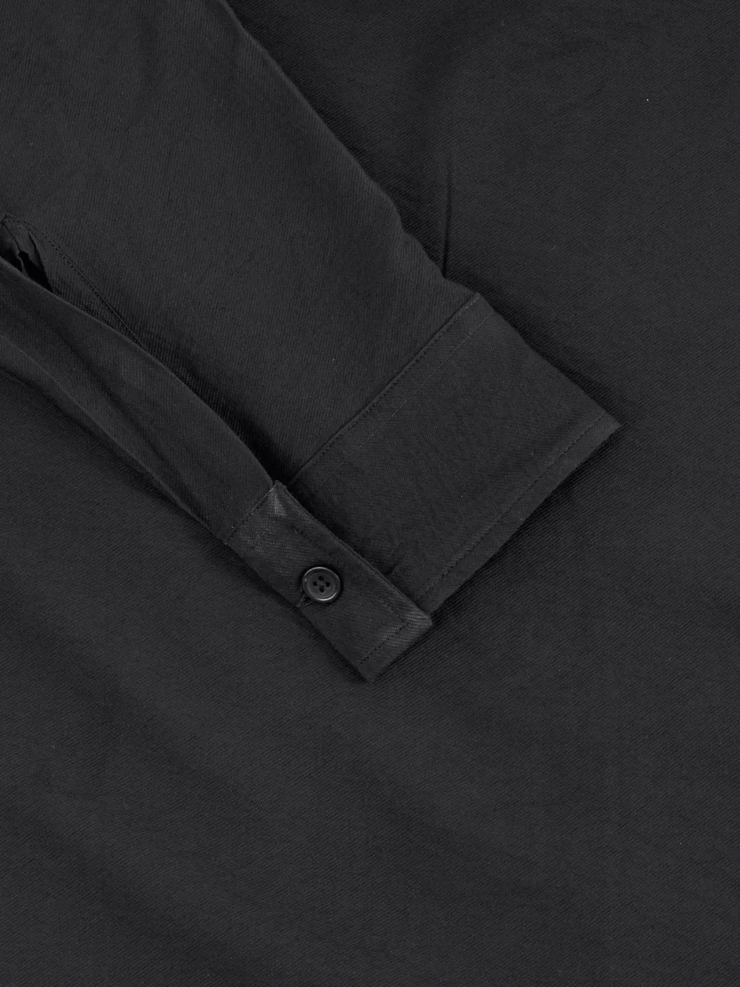 Black Plain Summer Overshirt