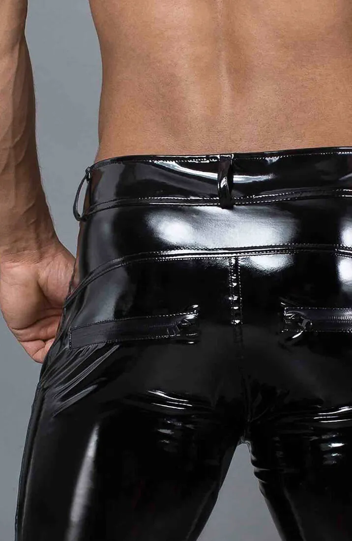 Black PVC pants - Macho