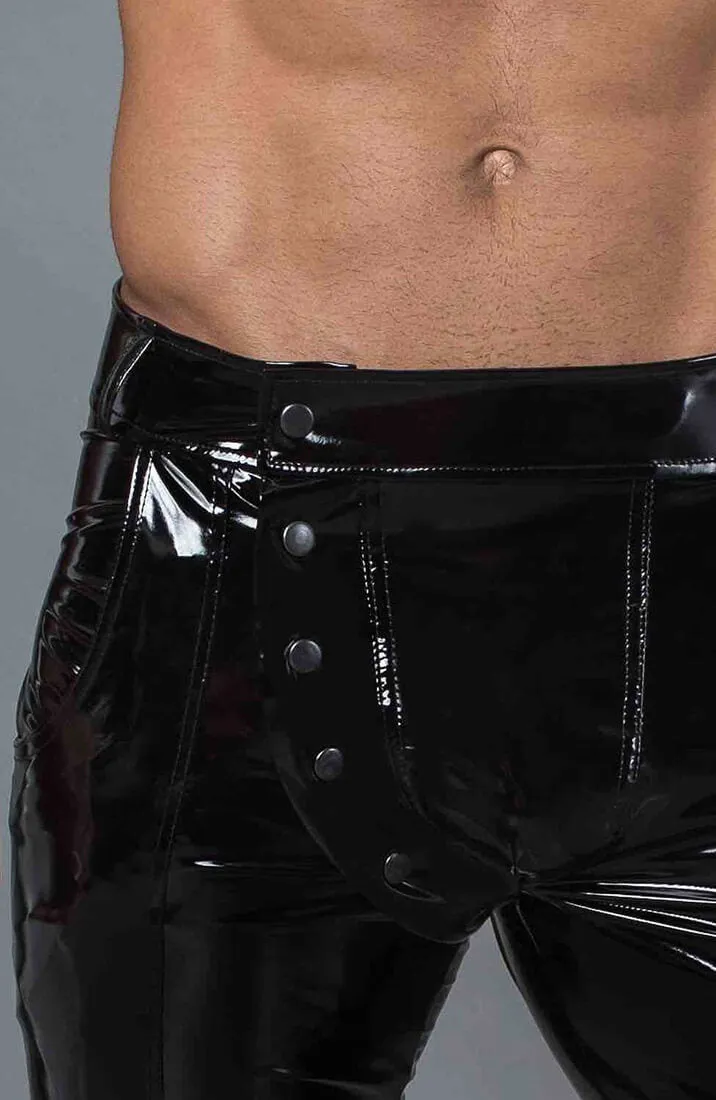 Black PVC pants - Macho