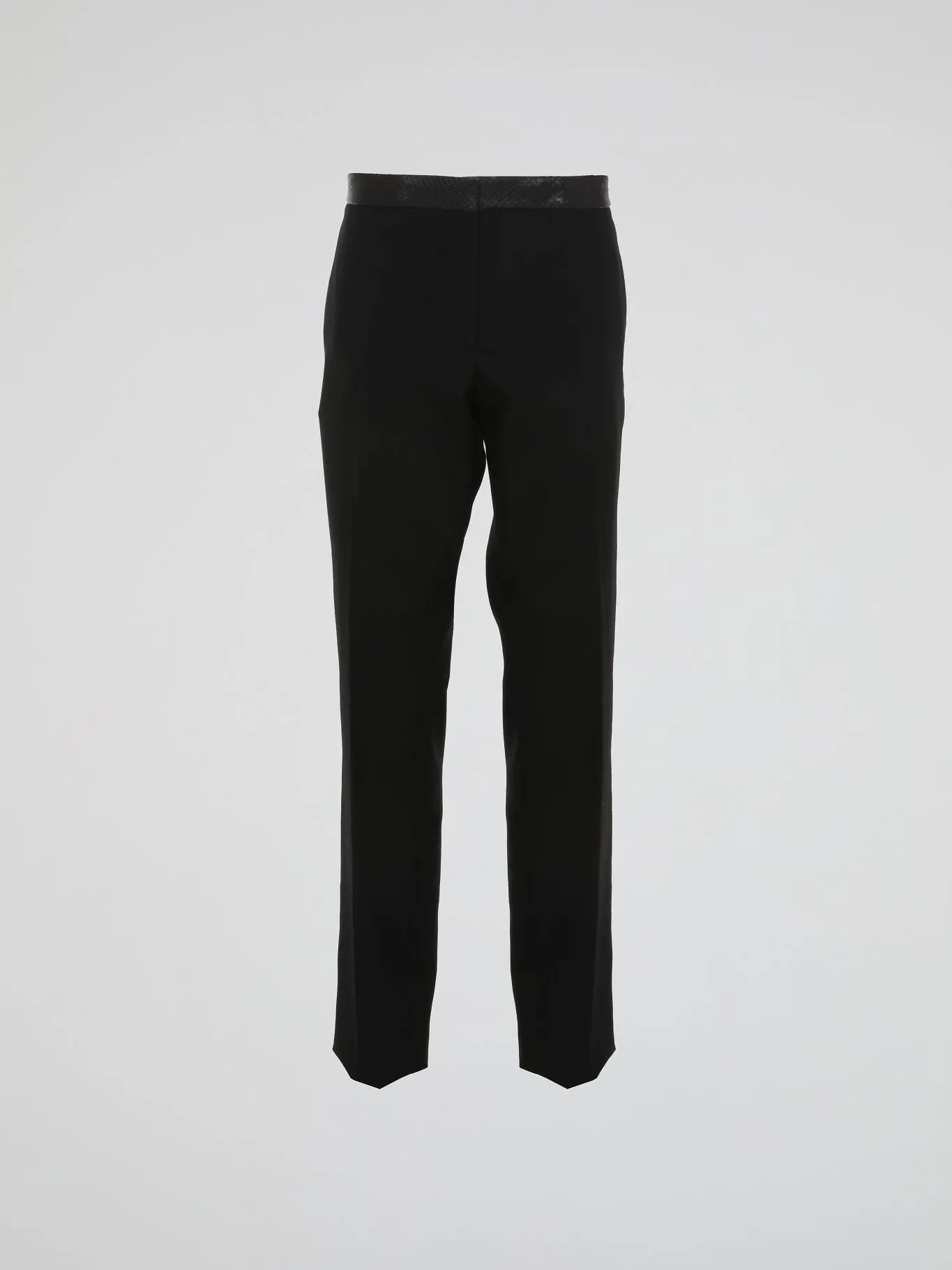Black Reptilian Waist Pants