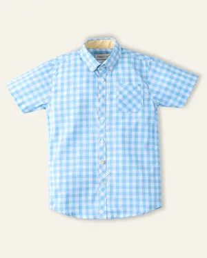 Blue Checkered Shirt